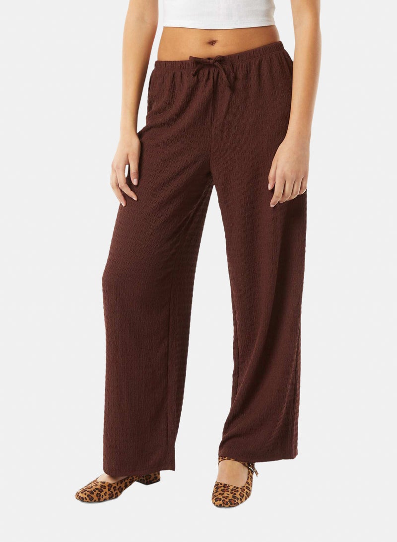 Kiabi Wide-Leg Crepe Knit Pants - Image 2